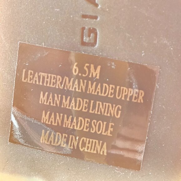 Gianni Bini Snake Print Lace-Up Heels | Size 6.5M | Caged Sandals Leather Upper - Picture 9 of 9